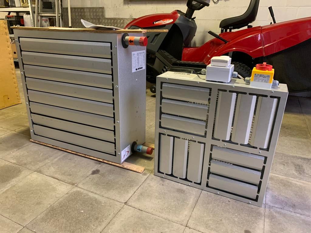 Luchtverwarming en ventilator Mark . 4 stuk in totaal, Ophalen, Nieuw, Radiator