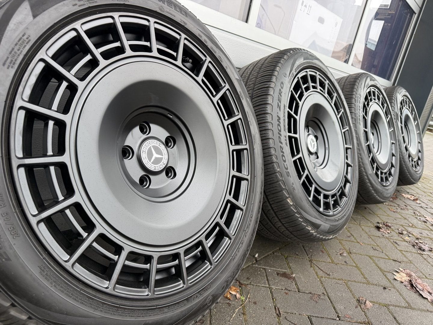 22" Mercedes G klasse G500 G63 G55 AMG W461 W463 W465 velgen, -, 285 mm, -, Banden en Velgen