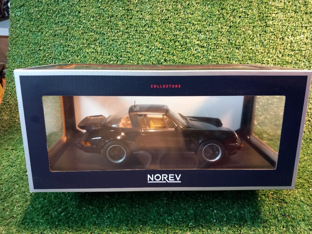 Porsche 911 Targa noire  3.3L  1987 NOREV, Enlèvement ou Envoi, Neuf, Voiture, Norev