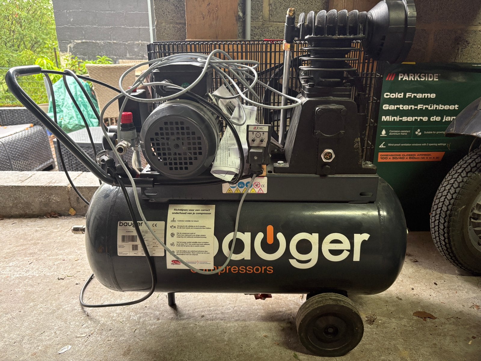 Compresseur bauger 50 l neuf, Enlèvement, Comme neuf