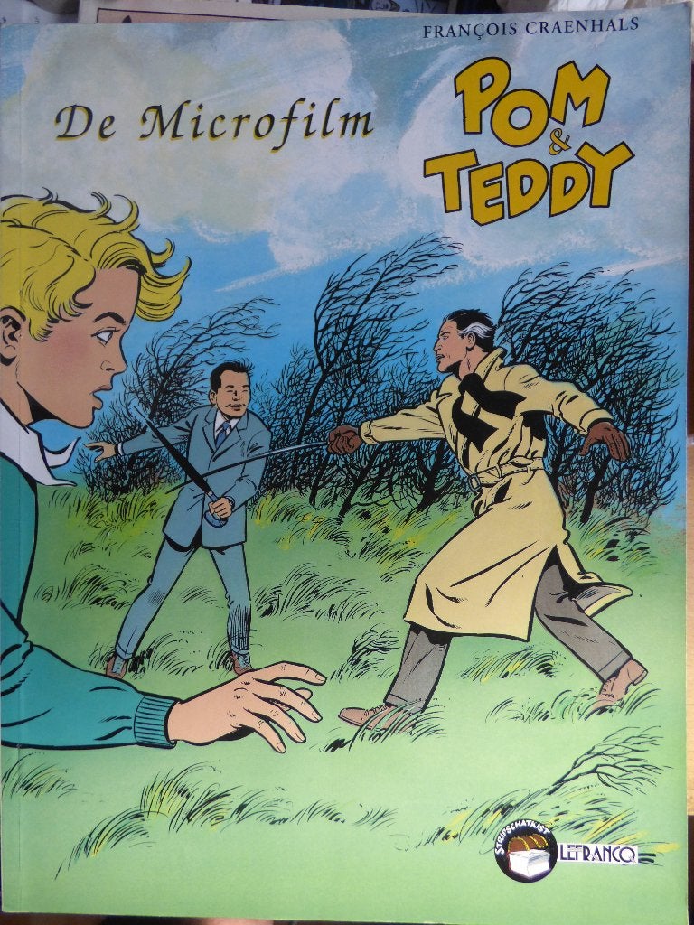 pom & teddy ,    de microfilm      softcover, Boeken, Ophalen of Verzenden