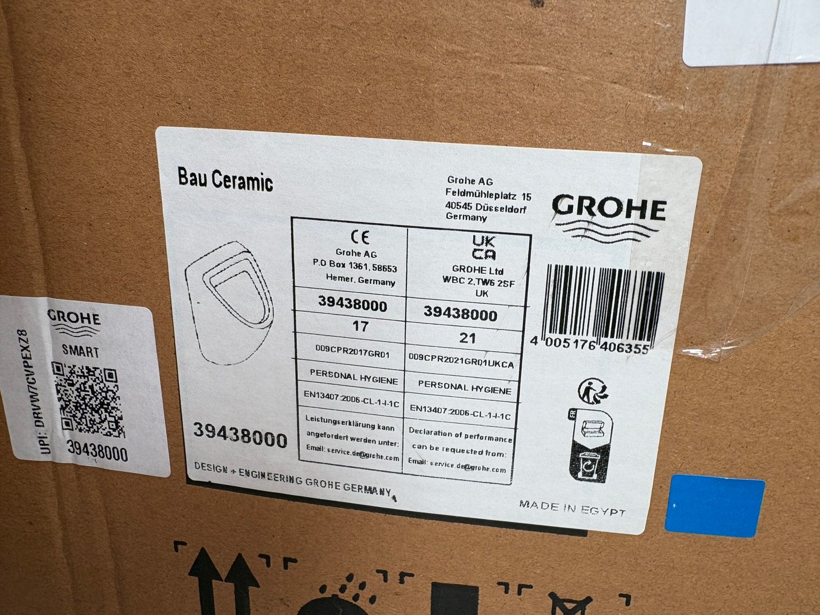 Urinoir Grohe Bau blanc, Enlèvement ou Envoi, Comme neuf
