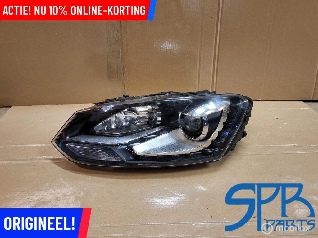 VW POLO 6R XENON LED Koplamp LINKS 6R1941031D GEKIT SCHADE, Autos : Pièces & Accessoires, Éclairage, Volkswagen, Utilisé, Enlèvement ou Envoi