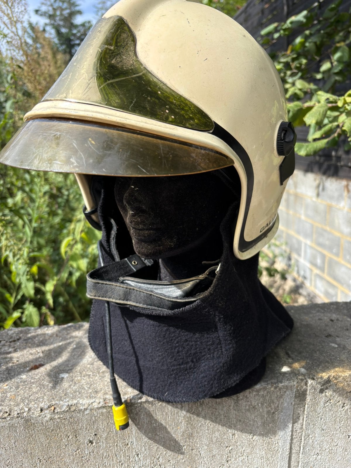 Casque sapeur pompier cgf Gallet F1 série XI, Enlèvement ou Envoi, Utilisé