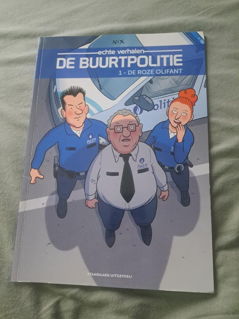 De buurtpolitie strip met handtekening, Boeken, Eén stripboek, Nieuw, Ophalen of Verzenden, Nix