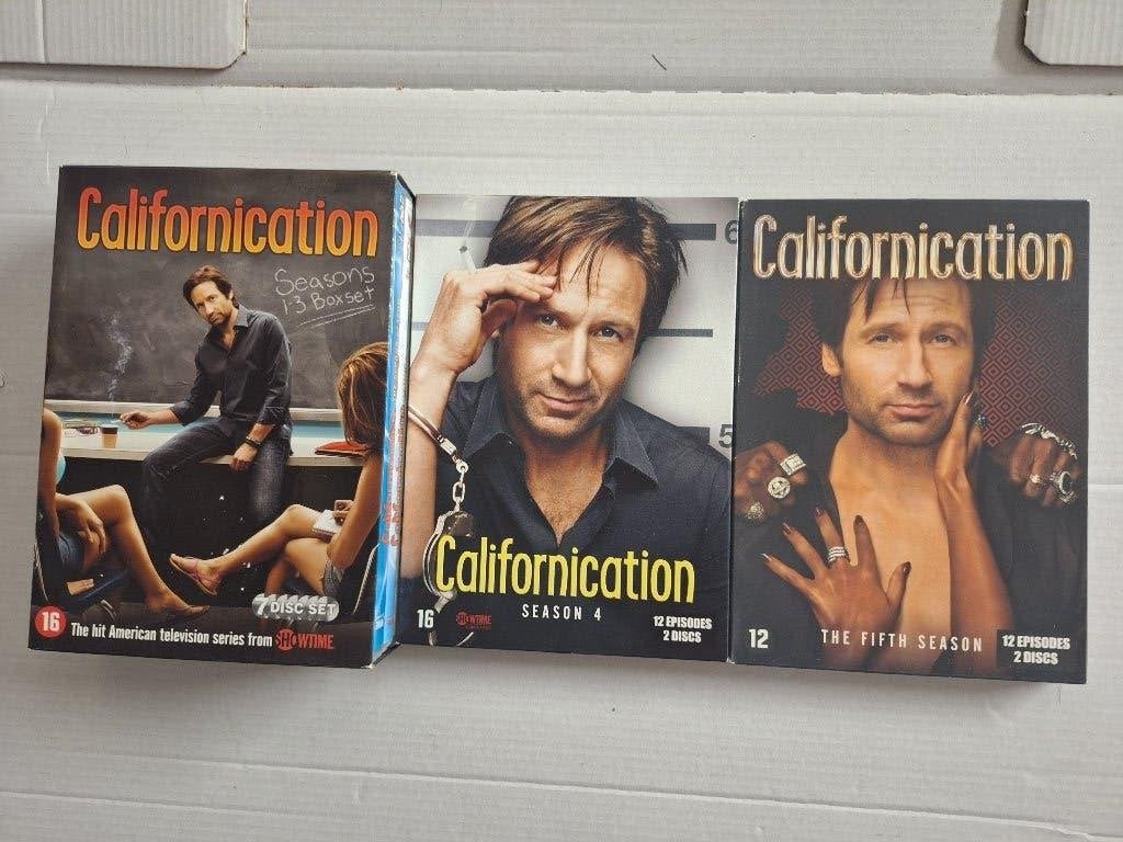 Tv-serie Californication seizoen 1 tot 5 dvd's, Cd's en Dvd's, Ophalen of Verzenden, Zo goed als nieuw, Seizoen 1