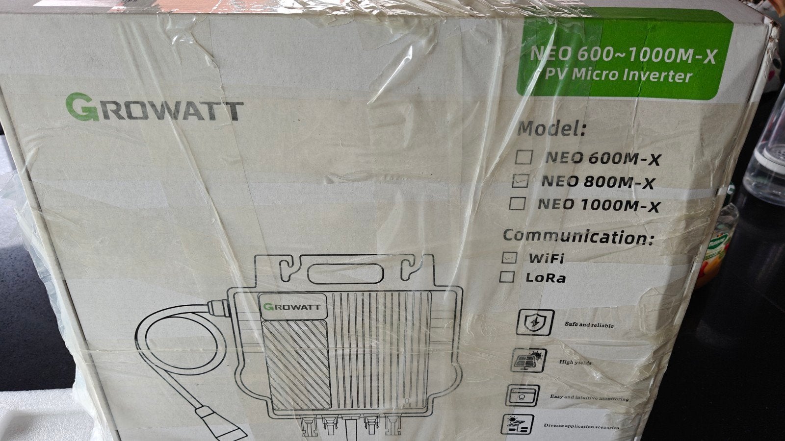 growatt Neo 800watt omvormer ideaal voor plug in, Enlèvement ou Envoi