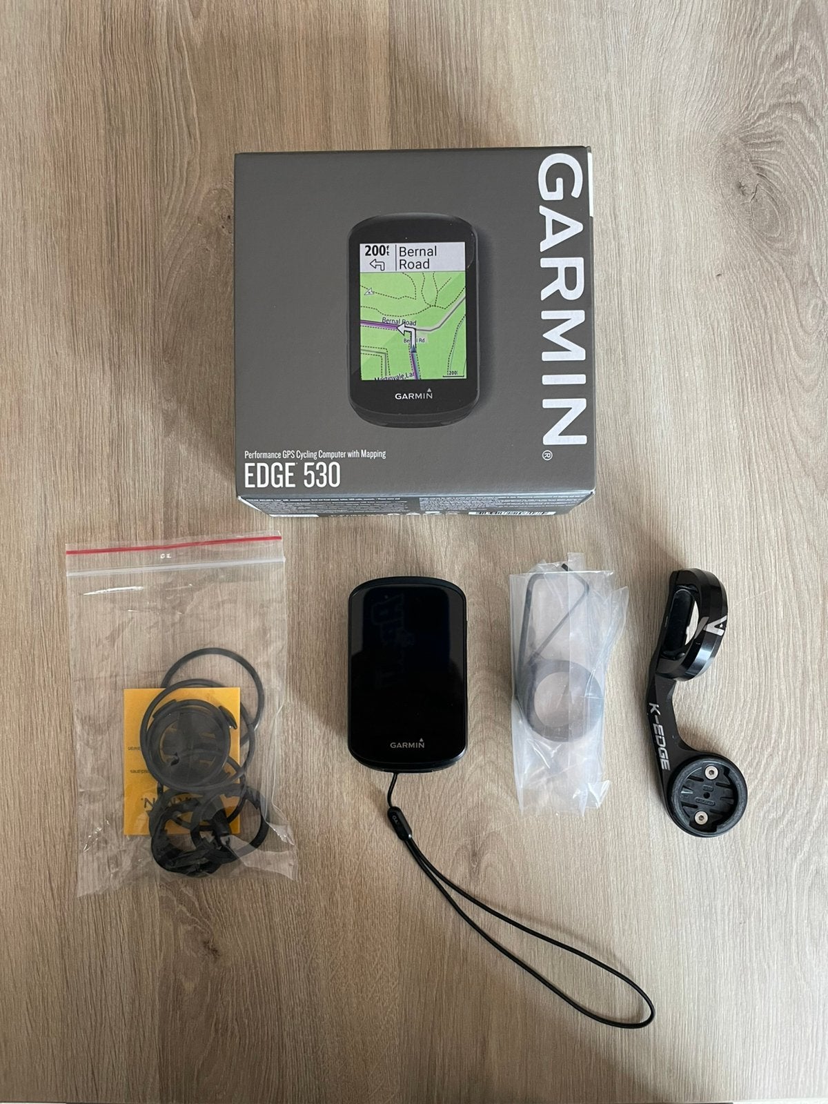 Garmin Edgde 530 + K-Edge sport mount, Fietsen en Brommers, Fietsaccessoires | Fietscomputers, Ophalen of Verzenden, GPS, Zo goed als nieuw