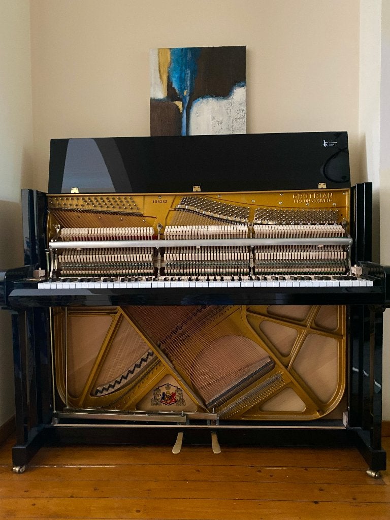 Grotrian Steinweg Carat 118, Muziek en Instrumenten, Ophalen, Zwart, Zo goed als nieuw, Piano