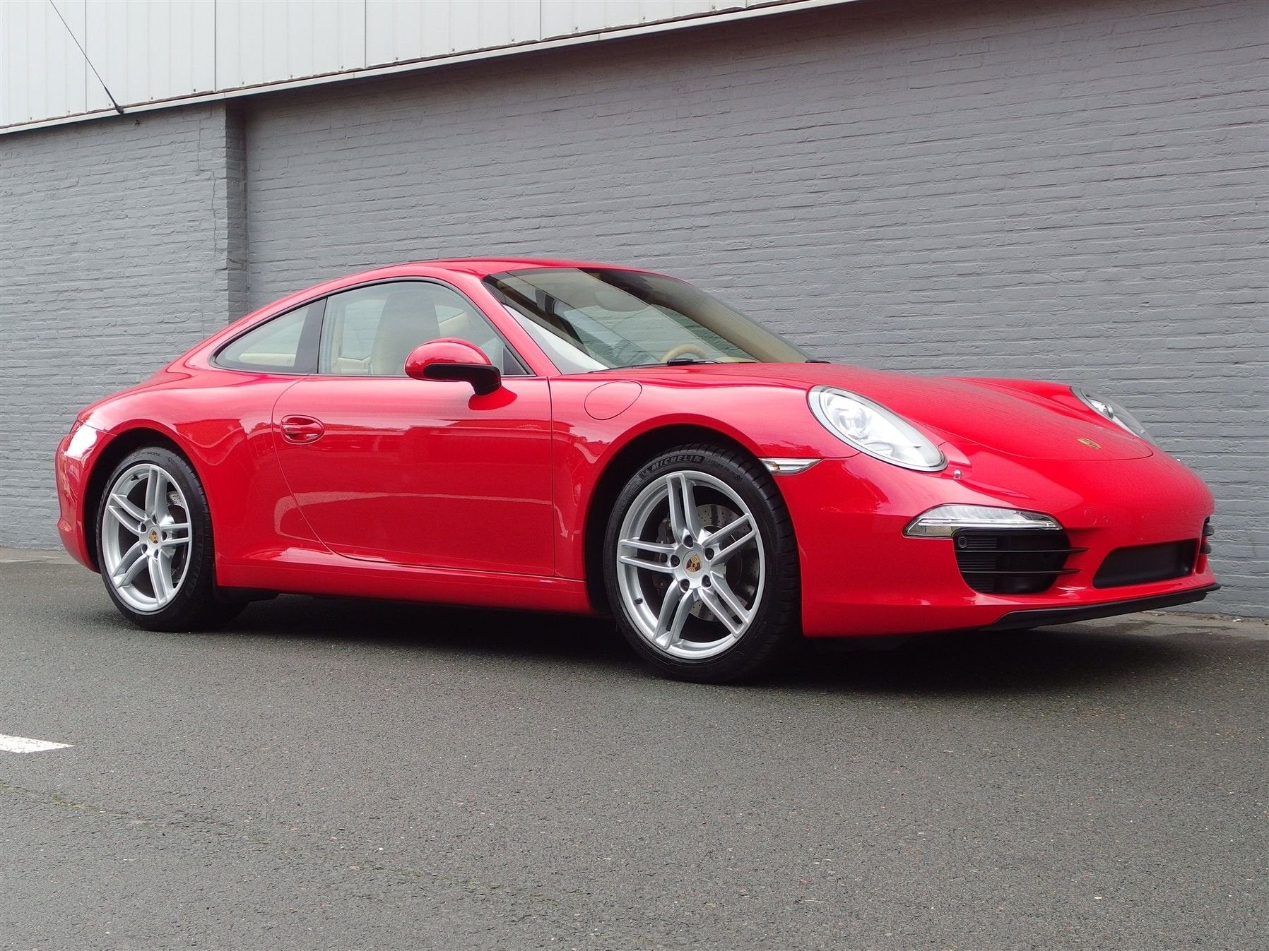Porsche 991 Carrera Coupe Mint Conditie (BTW Auto), Rouge, Cruise Control, Achat, Beige