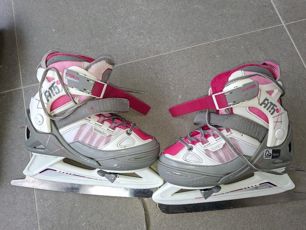 Schaatsen, skates, kinderen, verstelbaar in maat 32/36, Sport en Fitness, Schaatsen, Gebruikt, Overige typen, Ophalen, Overige merken