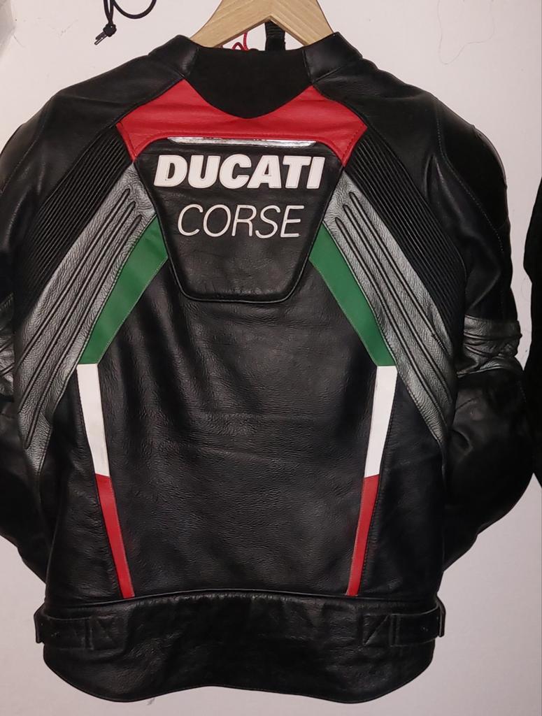 Veste cuir ducati corse, Motos, Enlèvement ou Envoi
