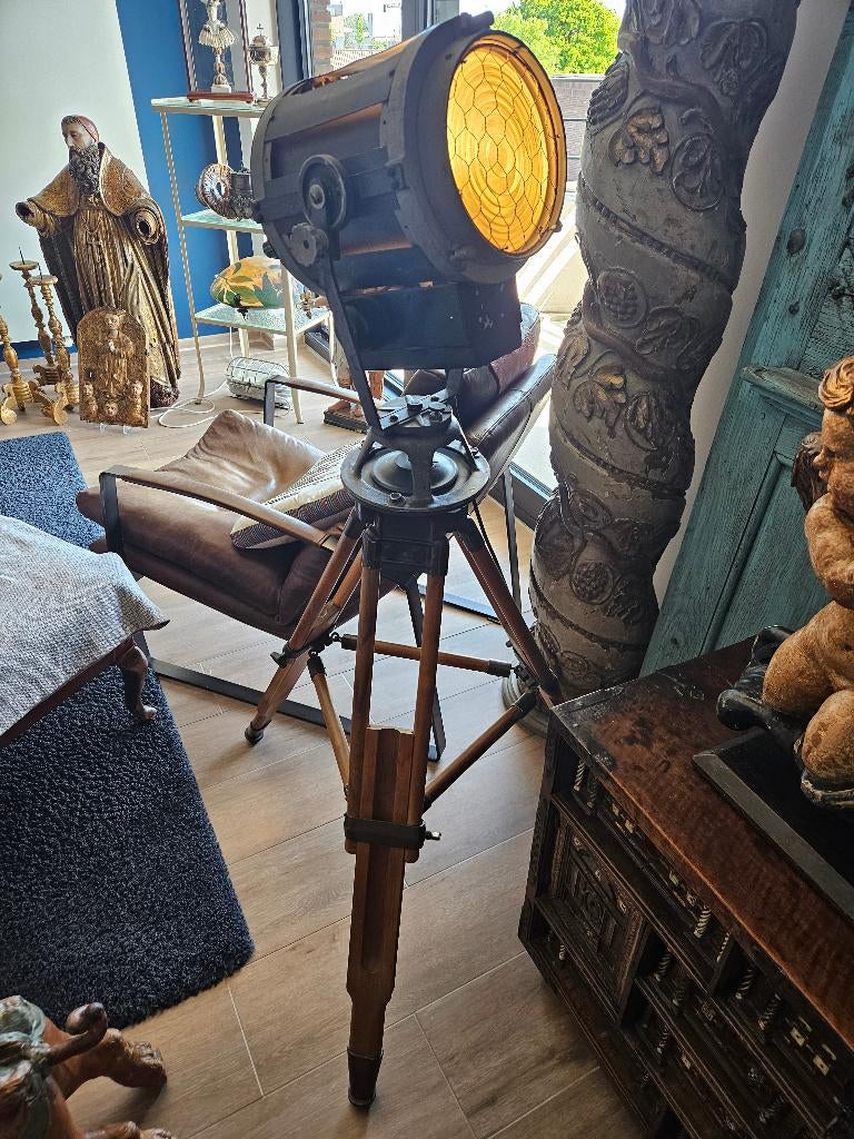 Vintage Schijnwerper, Huis en Inrichting, Ophalen, Zo goed als nieuw, Industrieel / theater /