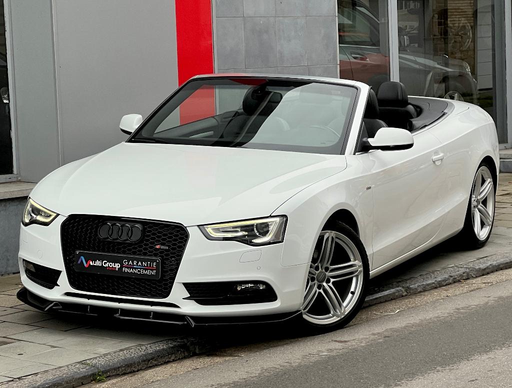 udi A5 Cabriolet 1.8 TFSI * S-Line * GARANTIE 1jaar *Full, Auto's, Zwart, 4 cilinders, Cabriolet, Wit