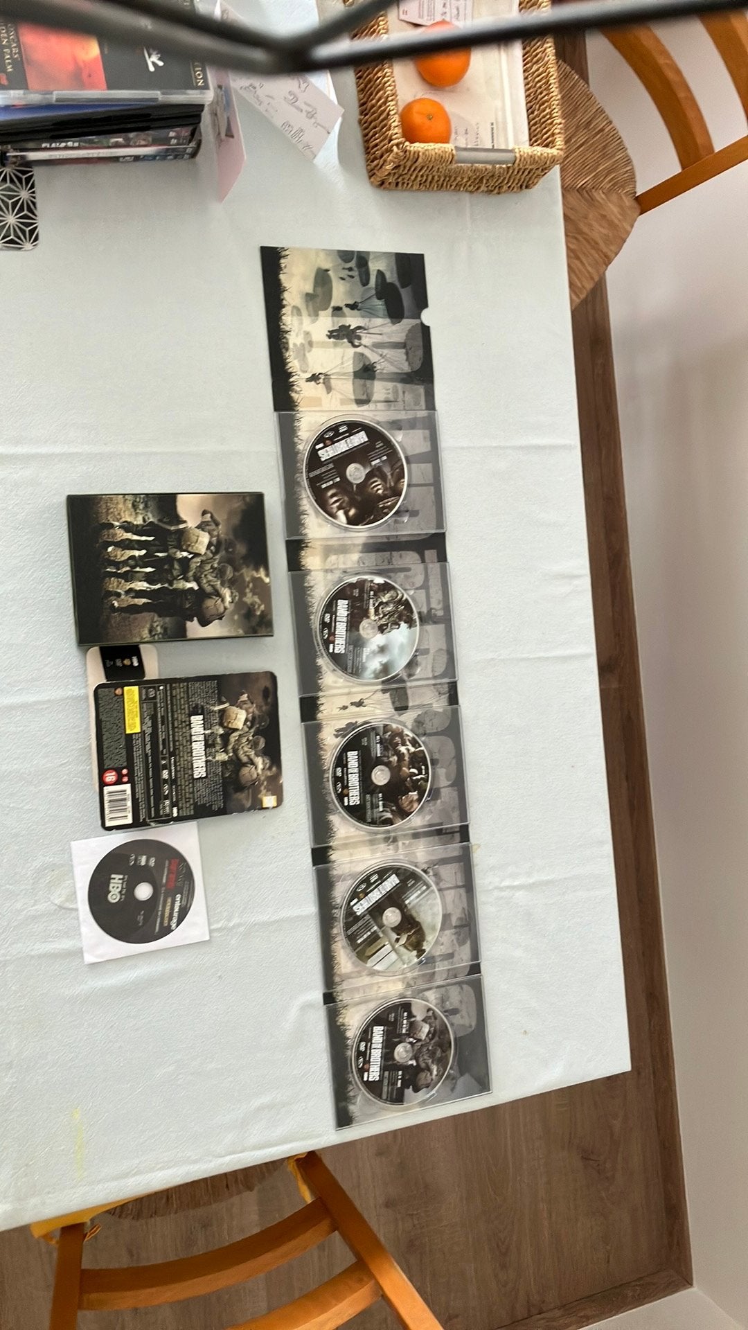 DVD’s  Band of Brothers, Cd's en Dvd's, Ophalen, Zo goed als nieuw, Overige genres, Nederlands
