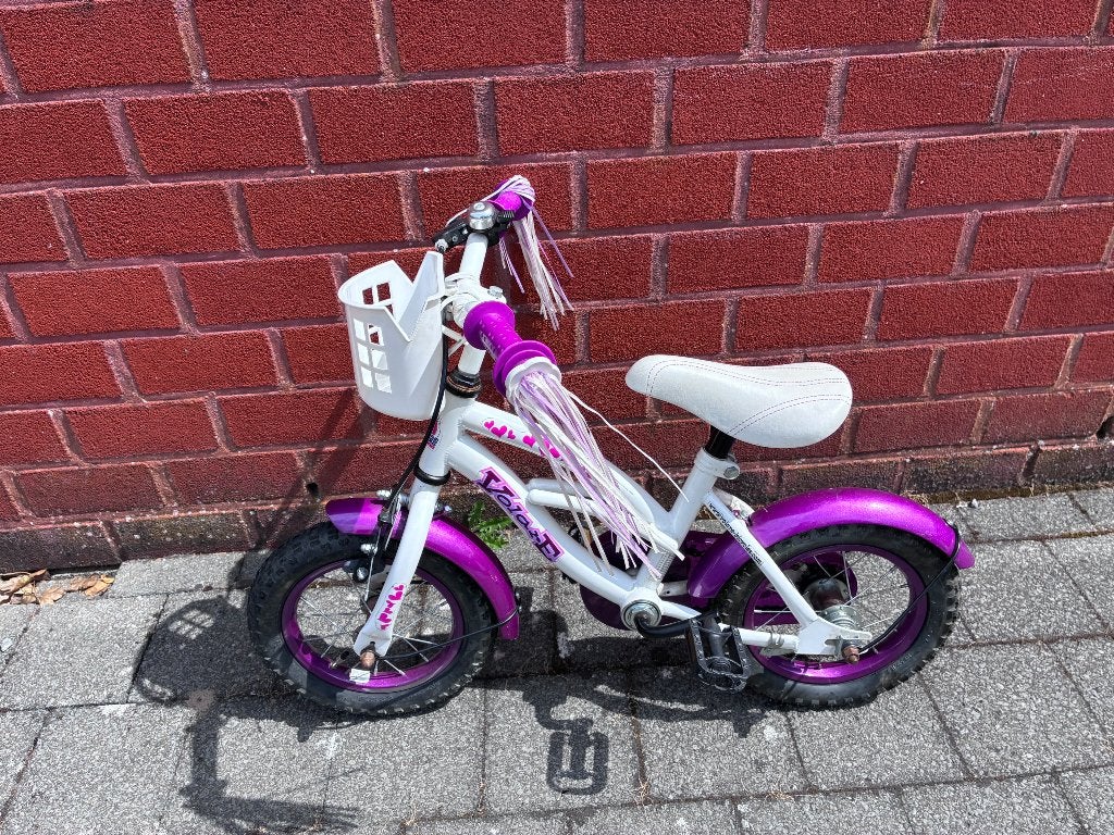 Kinderfiets paars/roze 12 inch ‘Volare’, Fietsen en Brommers, Ophalen, Zo goed als nieuw, Minder dan 16 inch, Volare