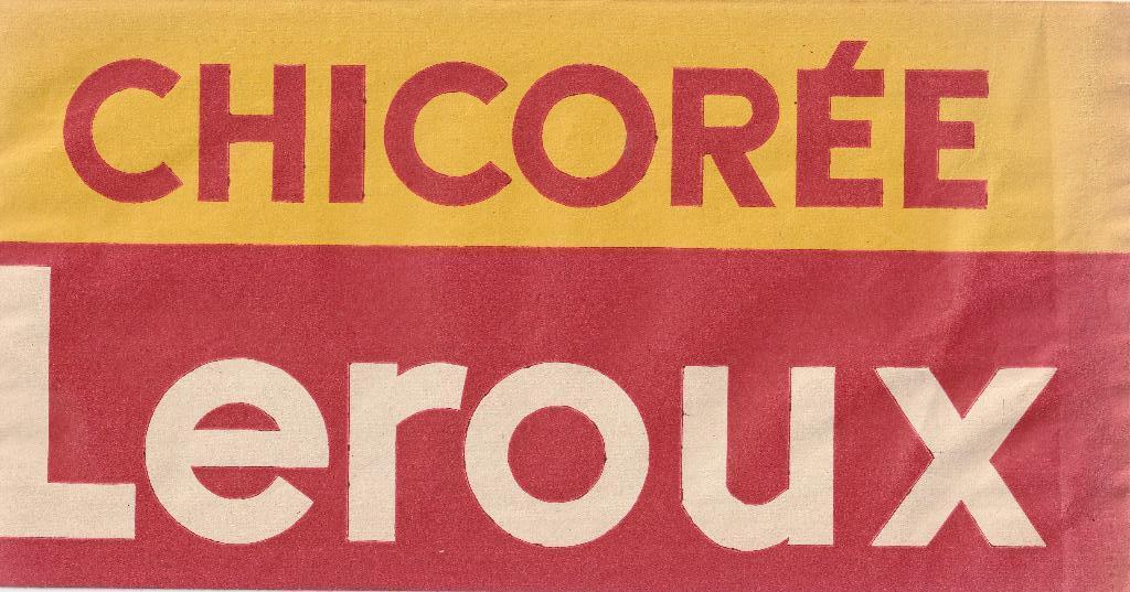 oud papier reclame Chicoréé Leroux koffie, Verzamelen, Merken en Reclamevoorwerpen, Ophalen of Verzenden, Zo goed als nieuw, Overige typen