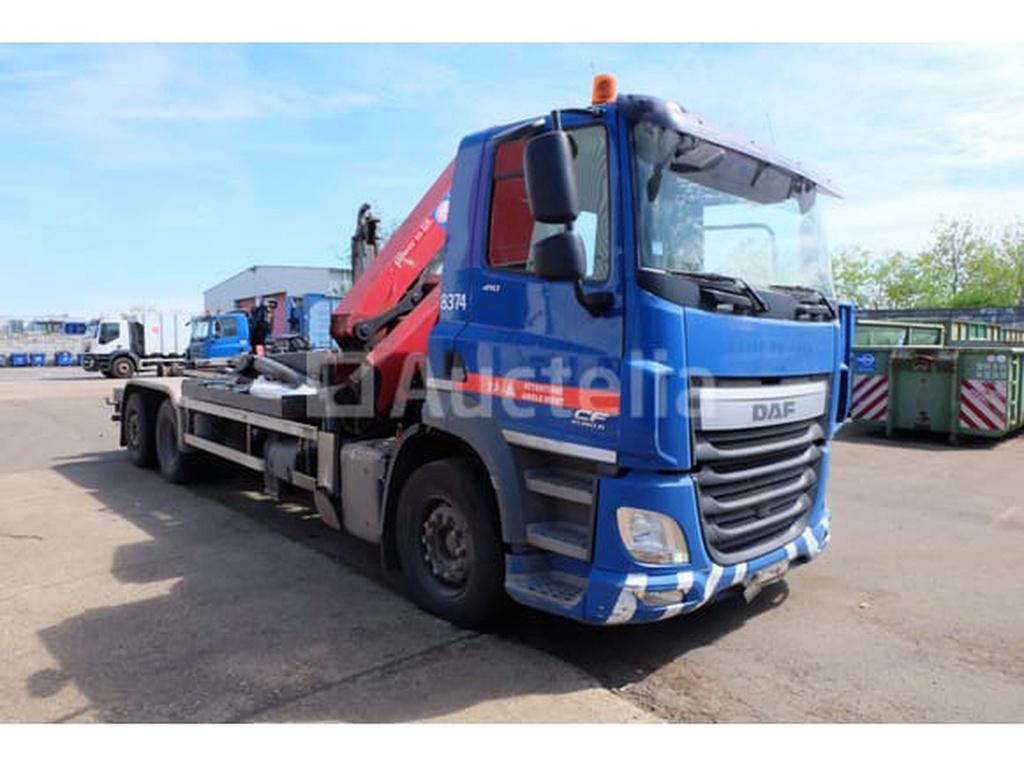 REF:8374 - Camion porte container avec grue DAF CF 400 FAN (, Autos, Achat, Entreprise, Autres carburants, DAF