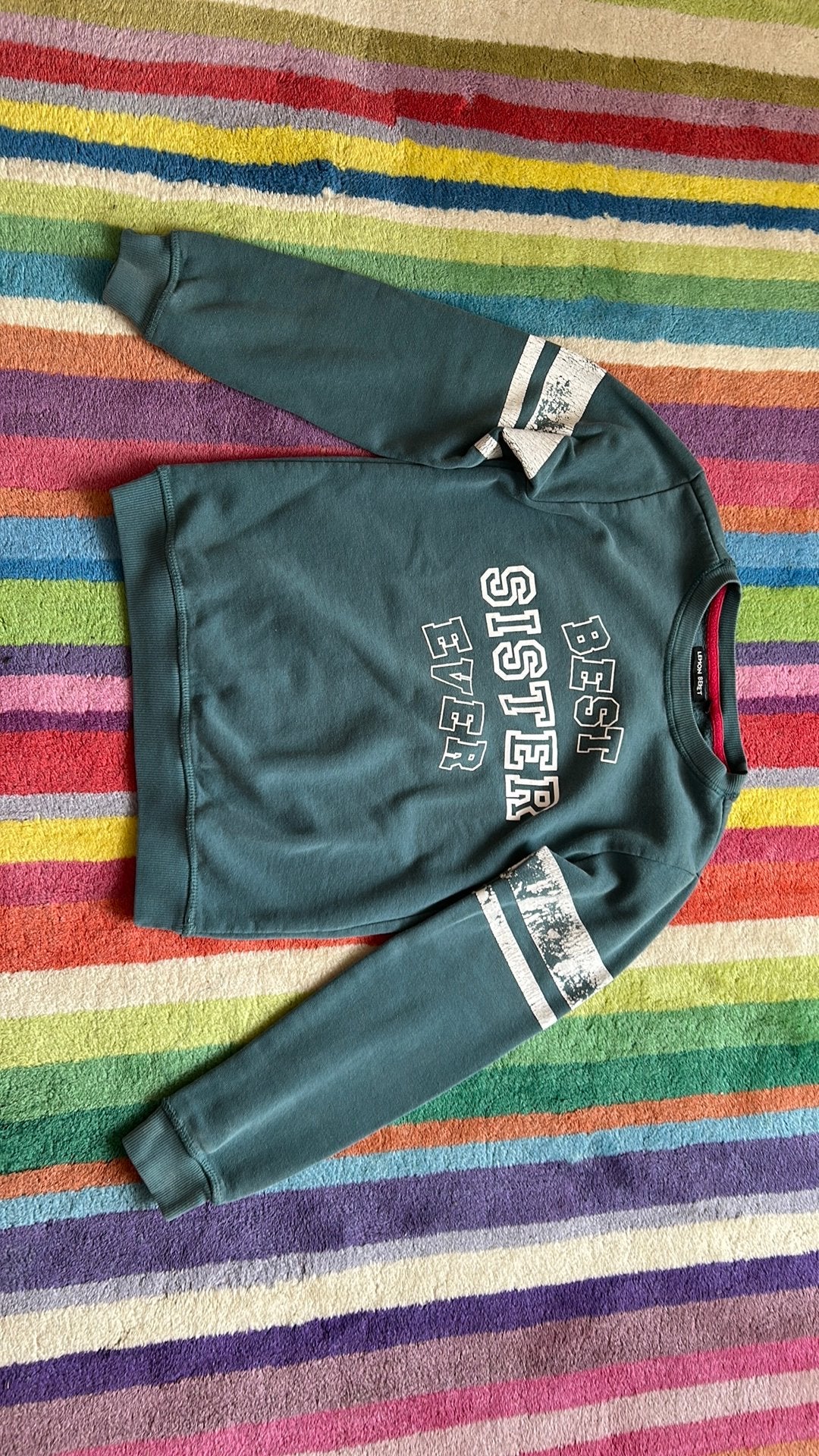 groene trui, Kinderen en Baby's, Kinderkleding | Maat 152, Ophalen, Gebruikt, Meisje, Trui of Vest