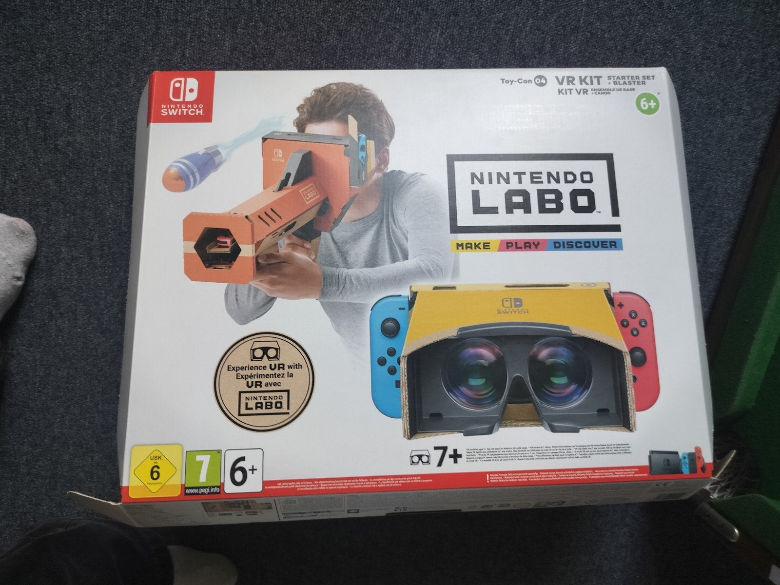 Nintendo Lab VR, Enlèvement