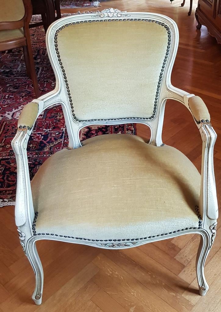 1 Canapé vintage français de style Louis 15, Enlèvement