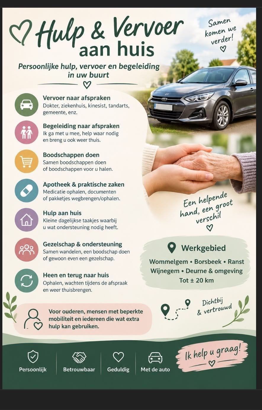 hulp vervoer aan huis, Vacatures