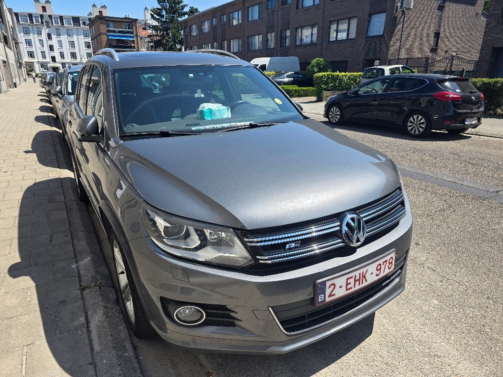 Volkswagen Tiguan R-line 4 Motion, Autos, Cuir, Argent ou Gris, Achat, Noir