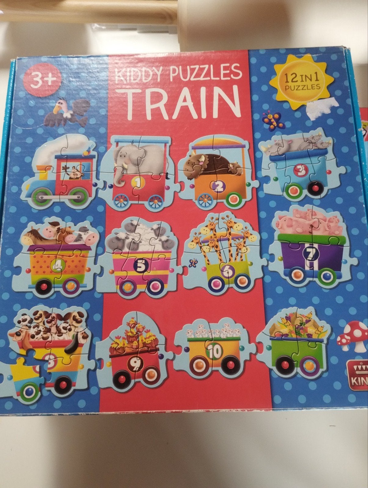 treinpuzzel, Enlèvement, 10 à 50 pièces, Utilisé, 2 à 4 ans