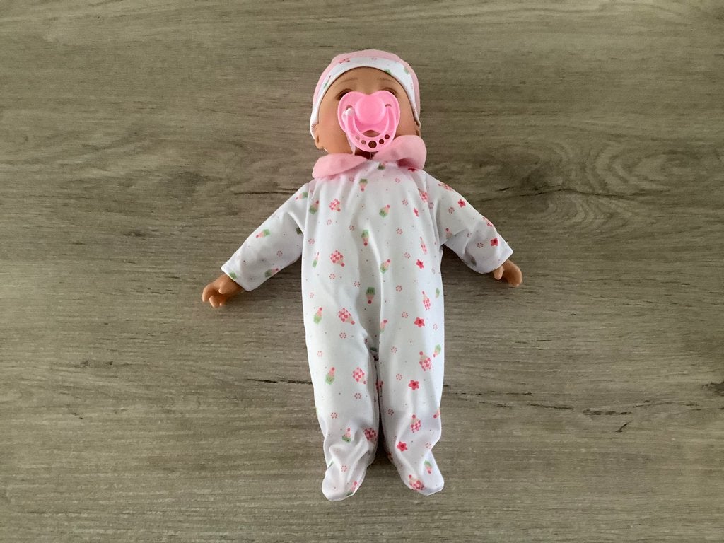 Baby speelgoed pop (34 cm), Kinderen en Baby's, Ophalen of Verzenden, Zo goed als nieuw, Babypop