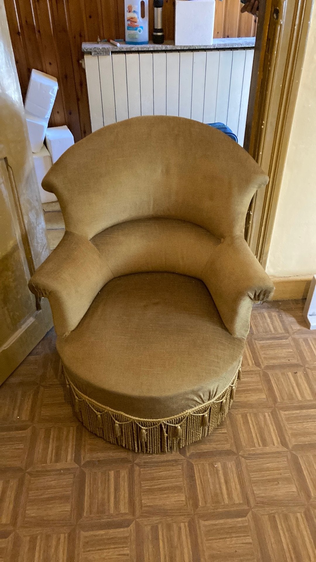 Fauteuils crapaud, Huis en Inrichting, Ophalen, Gebruikt, Vintage