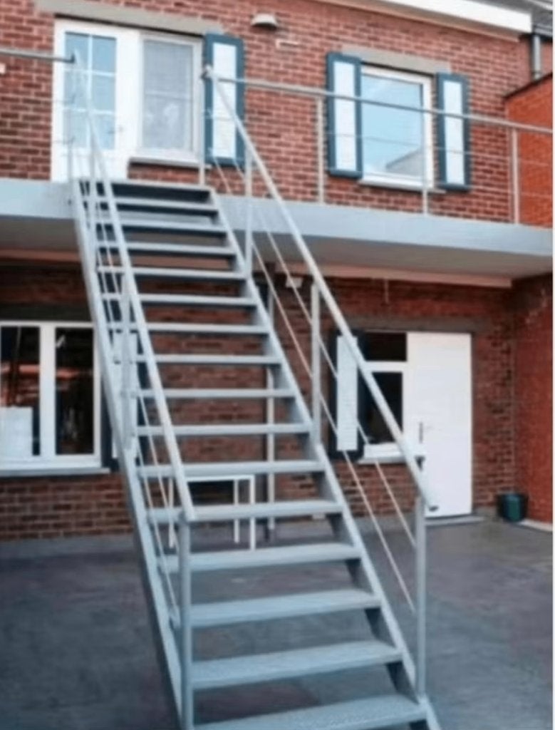 aluminium trap, Doe-het-zelf en Bouw, Ladders en Trappen, Gebruikt, Trap, Ophalen