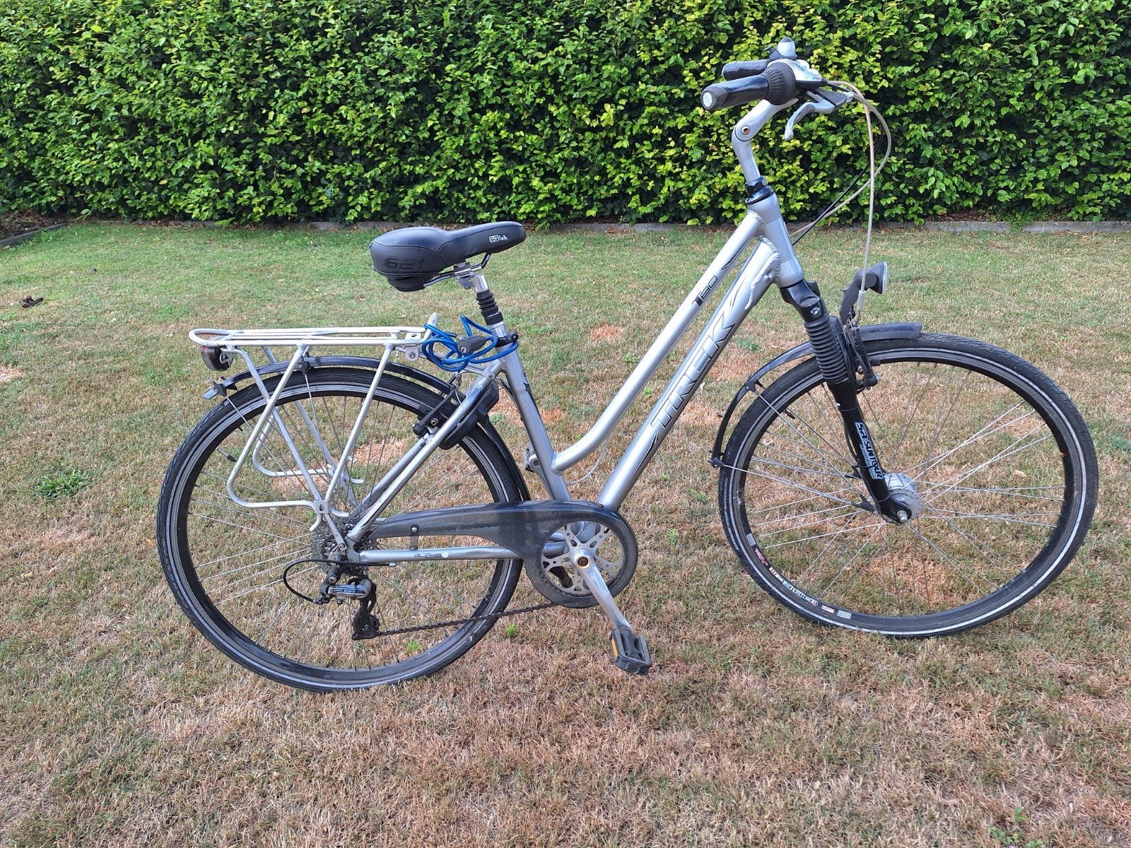 Te koop damesfiets Trek maat 50, Fietsen en Brommers, Fietsen | Dames | Damesfietsen, Gebruikt, Velgrem, 50 tot 53 cm, Ophalen