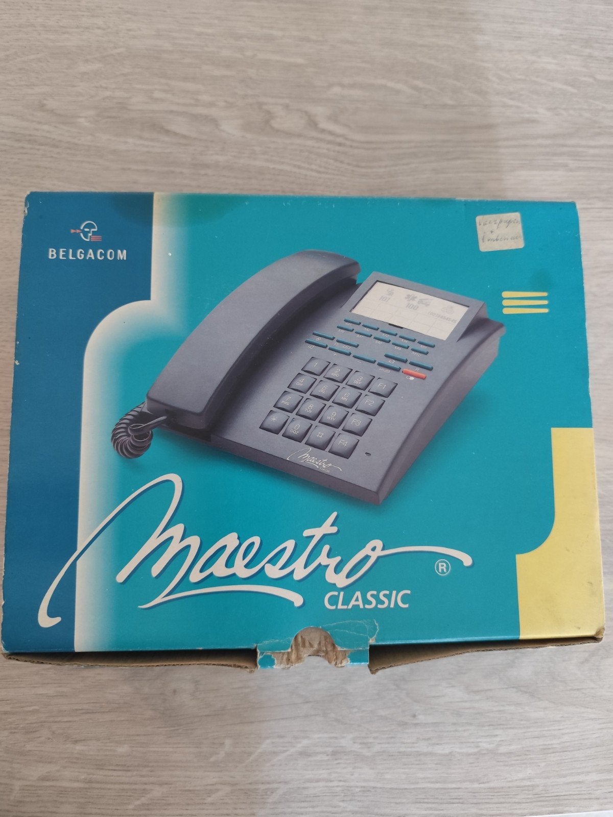Téléphone fixe vintage Belgacom Maestro Classic (avec câble, Télécoms, Enlèvement ou Envoi