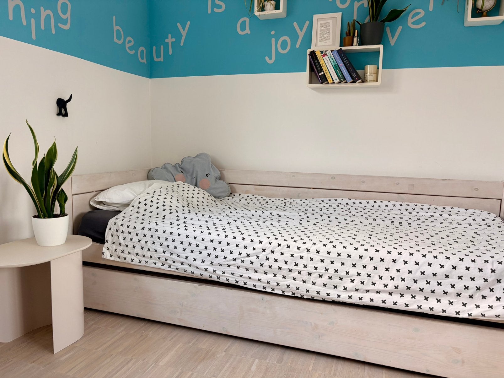 Lifetime bed, Ophalen, Gebruikt, 180 cm of meer, 85 tot 100 cm