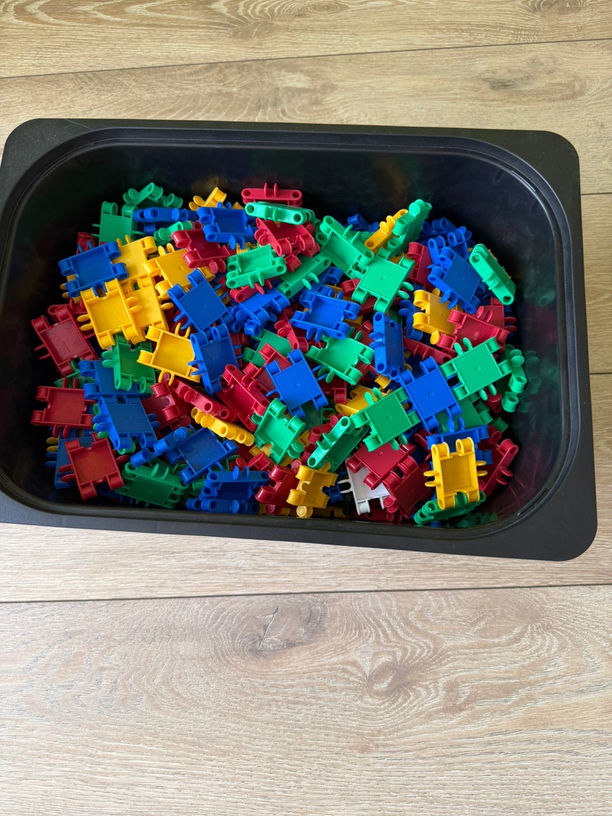 Clicks met opbergdoos, Ophalen, Gebruikt
