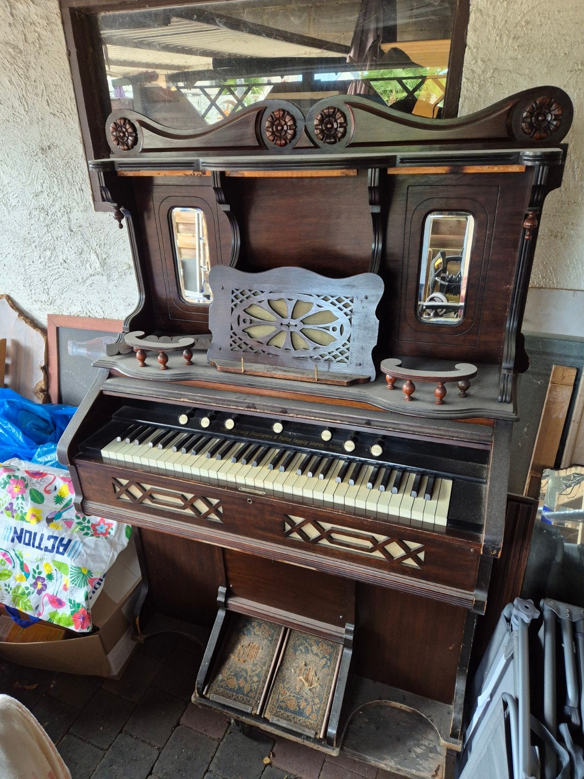 harmonium, Muziek en Instrumenten, Orgels, Ophalen, Gebruikt, 1 klavier, Harmonium