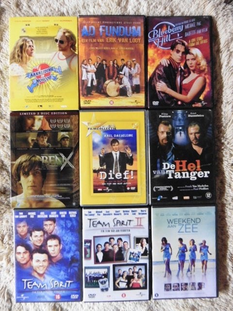 Vlaams Filmpakket (9 films + 2 T-shirts)  Nieuwstaat, Cd's en Dvd's, Ophalen of Verzenden, Zo goed als nieuw