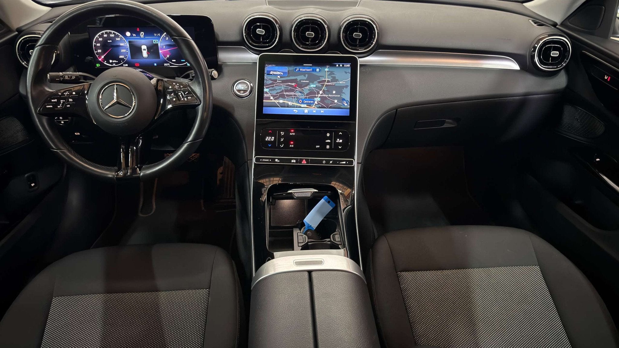 Mercedes-Benz C 200 d Automaat Garantie Navi LED Camera Bots, Automaat, Stof, 4 cilinders, Zwart