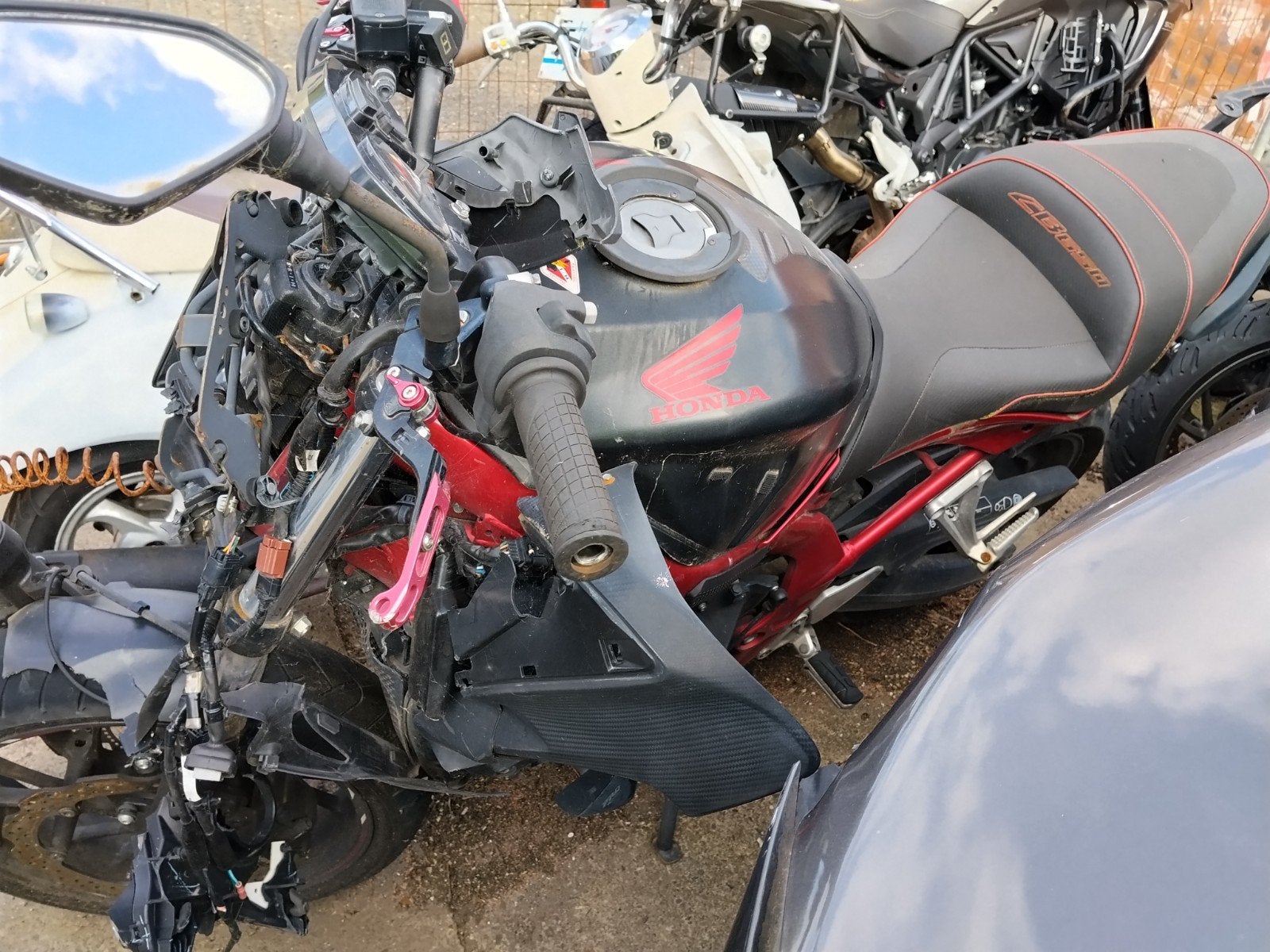 HONDA CB650F, Motoren, Ophalen