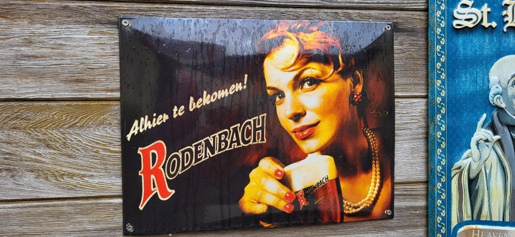 Rodenbach geëmailleerd publiciteitsbord, Enlèvement ou Envoi, Utilisé