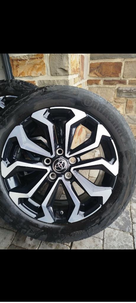 Jante TOYOTA d'origine bicolore 17'', Pneus et Jantes, 215 mm, Pneus été, 17 pouces