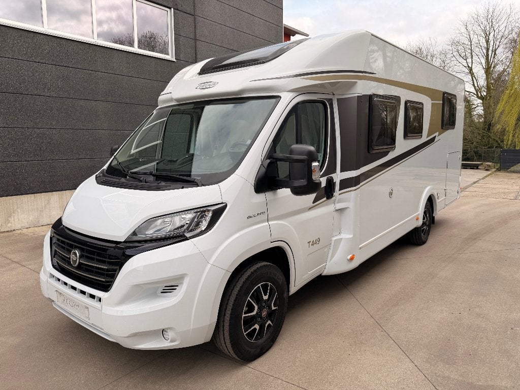 Fiat Carado T449 Bj 2019 Automaat 52.000km, Caravans en Kamperen, Mobilhomes, Automaat, Chemisch toilet, Standaard zit, Fiat