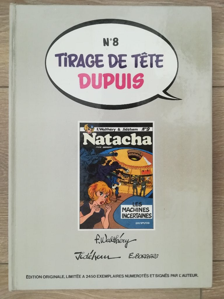 Natacha : Les machines incertaines (Tirage de tête Dupuis), Livres, BD, Enlèvement ou Envoi, Walthery