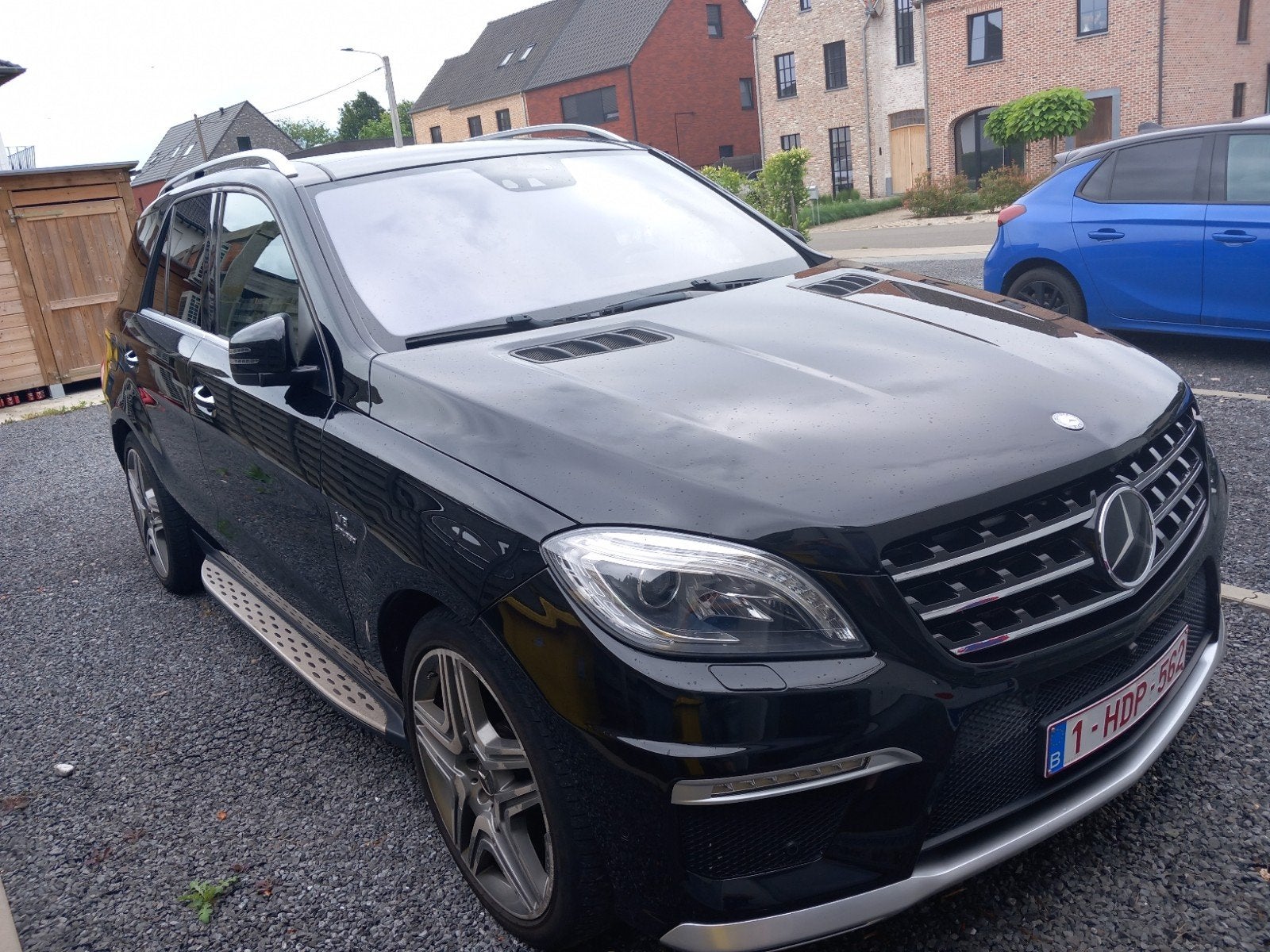 Mercedes bens ML 63 Amg fulle option bj 2013 zeer mooi staat, Auto's, Mercedes-Benz, Automaat, Zwart, Leder, Particulier