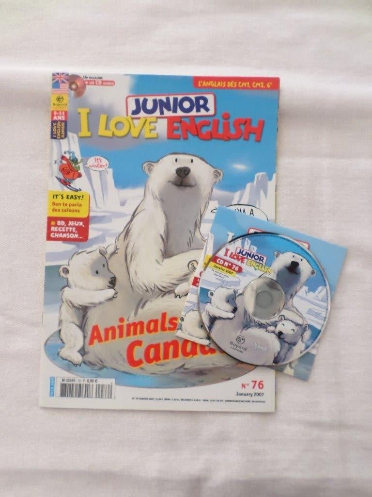 Magazine I love English Junior n76 janvier 2007 CD neuf, Livres, Neuf, Enlèvement ou Envoi, Fiction, Bayard jeunesse