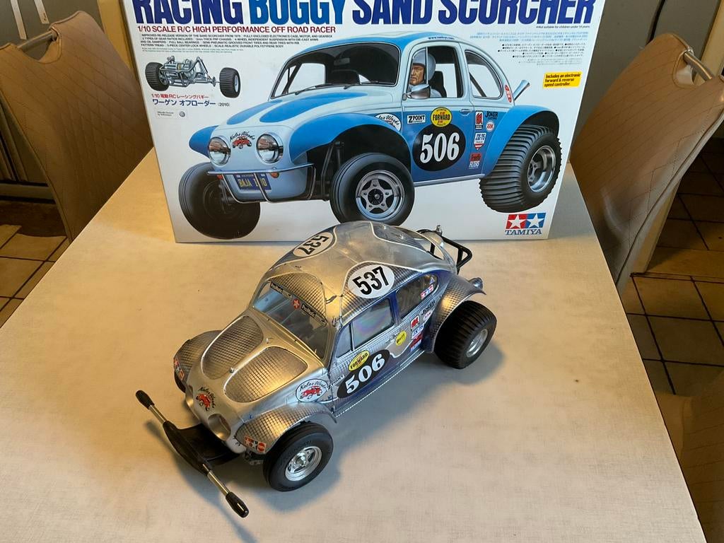 Tamiya sand scorcher nooit mee gereden 220€, Ophalen, Zo goed als nieuw