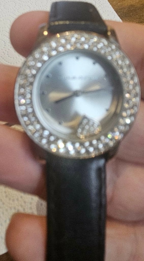 Montre Ch. Jourdan Gala Femme Quartz Cristaux Cœur (MW130), Enlèvement ou Envoi