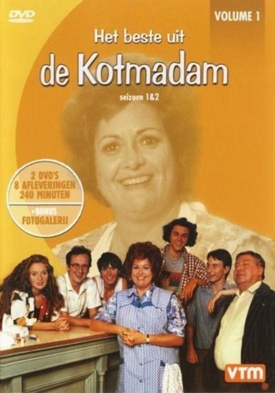 De kotmadam  dvd seizoen 1&2/3&4/7&8, Cd's en Dvd's, Alle leeftijden, Ophalen of Verzenden, Zo goed als nieuw, Seizoen 3