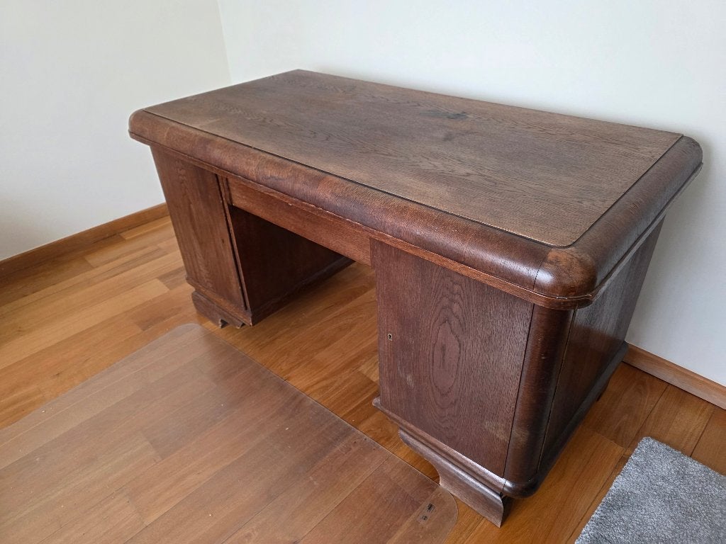 Bureau bois massif, Maison & Meubles, Autres marques, Autres types, Vintage, Avec tiroirs