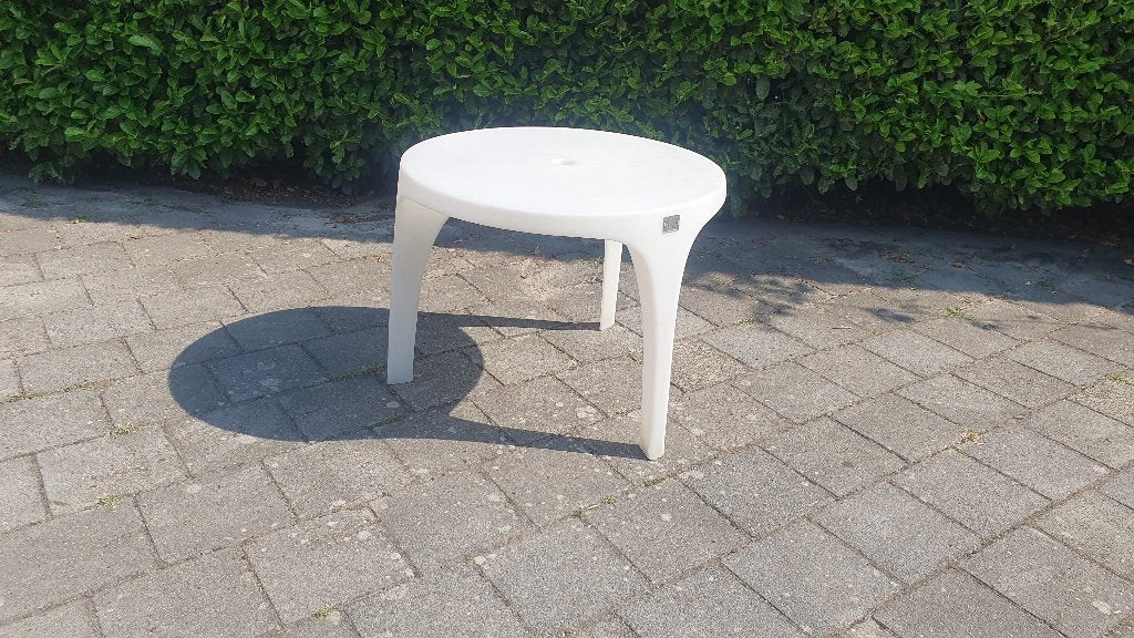 Ron Arad Moroso vintage design tuintafel victoria albert, Tuin en Terras, Ophalen, Gebruikt, Rond, Kunststof